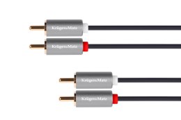 Kabel 2RCA-2RCA 3m Kruger&Matz Basic