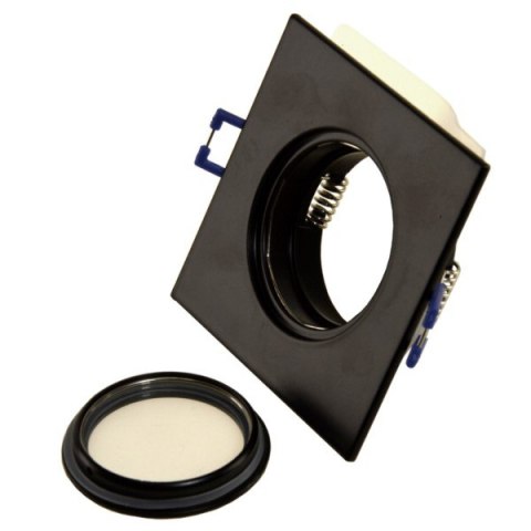 Oprawa sufitowa Quatro IP54 czarna kwadrat alumini