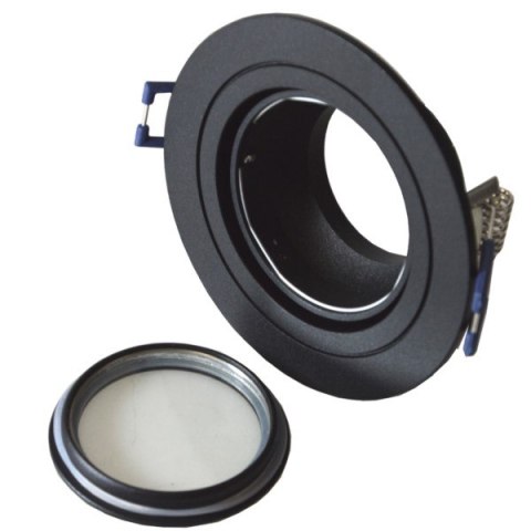 Oprawa sufitowa Satino ruchoma czarna IP54