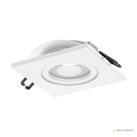 DARI R ramka dekoracyjna oprawy punktowe, MR16/GU10 max 50W, kwadrat, biała IP44 DARI R ramka dekoracyjna oprawy punktowe, MR16/GU10 max 50W, kwadrat, biała IP44