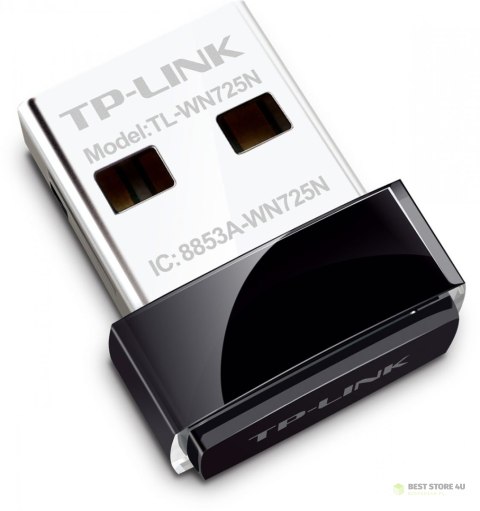 TP-LINK TL-WN725N Karta sieciowa bezprzewodowa NANO 150Mbps TP-LINK TL-WN725N Karta sieciowa bezprzewodowa NANO 150Mbps