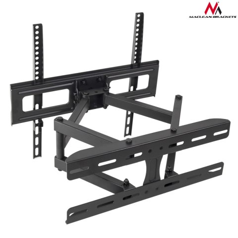 Uchwyt do telewizora lub monitora Maclean, uniwersalny, max VESA 400x400, 26-55", 30kg, czarny, MC-760