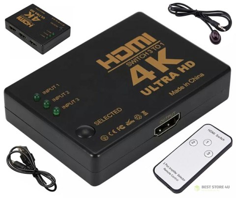 HD28D Switch hdmi full hd z pilotem