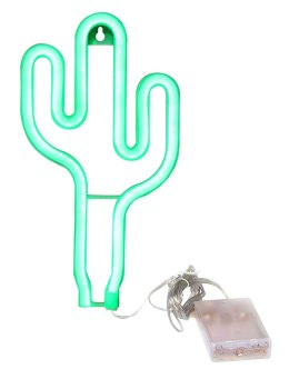 ZD79 Lampka led neon kaktus