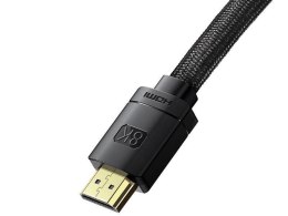BASEUS Kabel HDMI 1m High Definition Series, 8K 60Hz, 3D, HDR, 48Gbps (CAKGQ-J01) Czarny