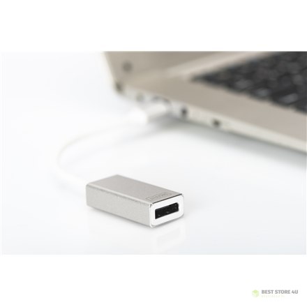 Digitus USB Type-C to DisplayPort Adapter DA-70844 0.20 m, White, USB Type-C Digitus USB Type-C to DisplayPort Adapter DA-70844 0.20 m, White, USB Type-C