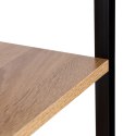 Regał drewniany nowoczesny metalowa rama LOFT 3 półki