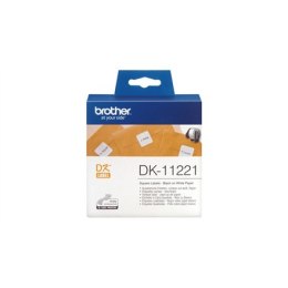 Brother DK-11221 Square Paper Label White, DK, 23mm.