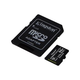 Kingston Canvas Select Plus UHS-I 64 GB, MicroSDXC, pamięć flash klasy 10, adapter SD