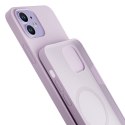 Apple iPhone 12 - 3mk Hardy Silicone MagCase Purple