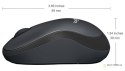 Mysz Logitech M220 SILENT Wireless, kolor czarny, USB