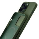 Apple iPhone 13 Pro - 3mk Hardy Silicone MagCase Alpine Green