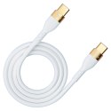 Accessories - 3mk Hyper Silicone Cable C to C 2m 100w White