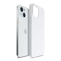 Apple iPhone 15 - 3mk Hardy Silicone MagCase Silver-White