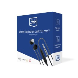 Accessories - 3mk Wired Earphones Jack 3,5 mm