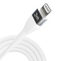 Accessories - 3mk Hyper Silicone Cable Type-C to Lightning 20W 3A White