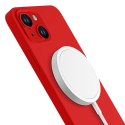 Apple iPhone 14 - 3mk Hardy Silicone MagCase Red