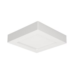 LETI LED 12W, oprawa downlight, natynkowa, kwadratowa, 860lm, 4000K, biała, wbudowany zasilacz LED