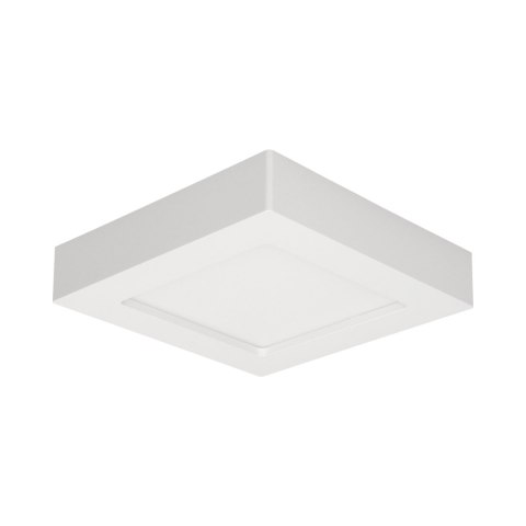 LETI LED 12W, oprawa downlight, natynkowa, kwadratowa, 860lm, 4000K, biała, wbudowany zasilacz LED