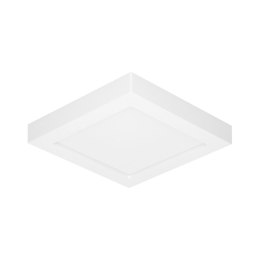 LETI LED 18W, oprawa downlight, natynkowa, kwadratowa, 1500lm, 3000K, biała, wbudowany zasilacz LED