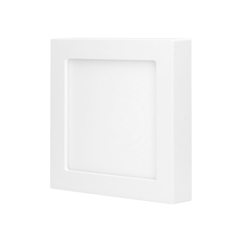 LETI LED 18W, oprawa downlight, natynkowa, kwadratowa, 1500lm, 3000K, biała, wbudowany zasilacz LED