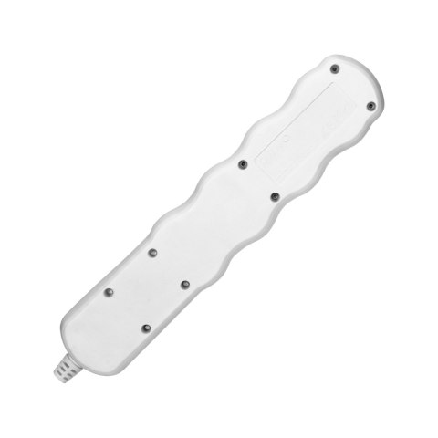 Rozgałęźnik wielogniazdowy 4x2P+Z z wyłącznikiem, biały