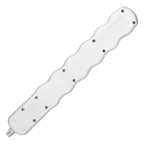 Rozgałęźnik z wyłącznikiem 6x2P+Z Schuko, biały