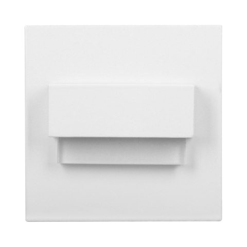 TRACO LED 1,5W, oprawa schodowa podtynkowa, 12VDC, 30lm, 3000K, biały, innowacyjny sposób montażu