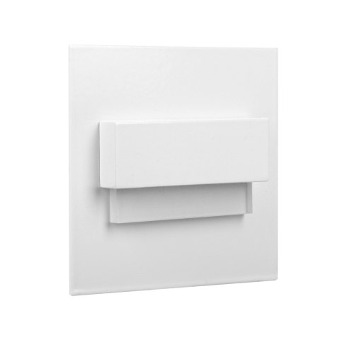 TRACO LED 1,5W, oprawa schodowa podtynkowa, 12VDC, 30lm, 3000K, biały, innowacyjny sposób montażu