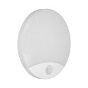 VIRAZON LED 15W, plafon z czujnikiem ruchu, 1050lm, IP44, 4000K, poliwęglan mleczny, biały