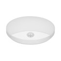 VIRAZON LED 15W, plafon z czujnikiem ruchu, 1050lm, IP44, 4000K, poliwęglan mleczny, biały