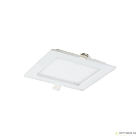 AKMAN LED 12W, oprawa downlight, podtynkowa, kwadratowa, 780lm, 3000K, biała, wbudowany zasilacz LED AKMAN LED 12W, oprawa downlight, podtynkowa, kwadratowa, 780lm, 3000K, biała, wbudowany zasilacz LED