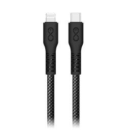 Kabel USB-C - Lightning eXc IMMORTAL, 0.9m, 30W, szybkie ładowanie, kolor mix
