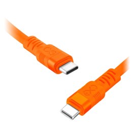Kabel USB-C - USB-C eXc WHIPPY Pro, 2M, 100W, szybkie ładowanie, kolor mix