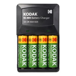 Ładowarka Kodak K620, 4xAA lub AAA + 4 szt. akumulatorków AA 2100mAh