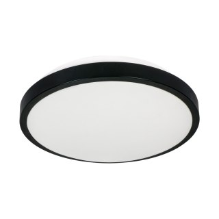 SELENE plafon 2xE27, max. 2x60W, czujnik mikrofalowy, IP54, czarny