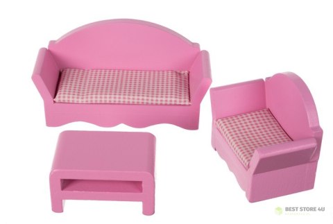 Domek drewniany dla lalek - willa D11252 Domek drewniany dla lalek - willa D11252