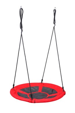 Huśtawka ogrodowa Bocianie Gniazdo XL, 100 cm, 150 kg, czerwona