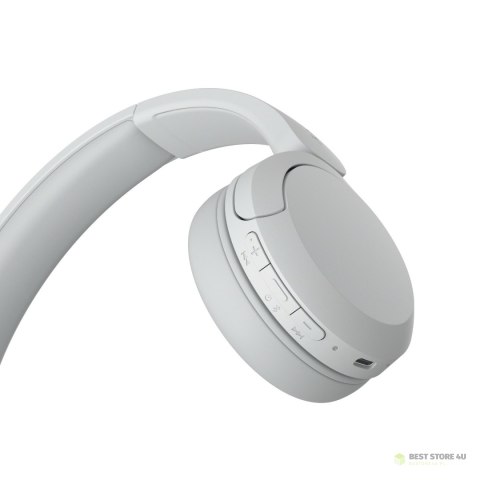 Słuchawki bezprzewodowe Sony WH-CH520, białe Słuchawki bezprzewodowe Sony WH-CH520, białe