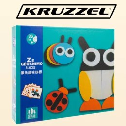Układanka drewniana- puzzle Kruzzel 20350
