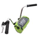 Dunlop - Torba / sakwa rowerowa na kierownicę z kieszonką na smartfon (zielony)
