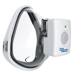 Przenośny / podręczny bezprzewodowy inhalator nebulizator Promedix, zestaw, maski, PR-840