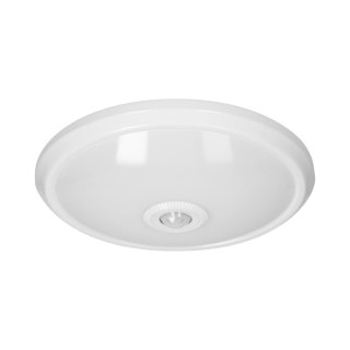 ZONDA LED 16W, plafon z czujnikiem ruchu, 1100lm, IP20, 4000K, poliwęglan mleczny, biały