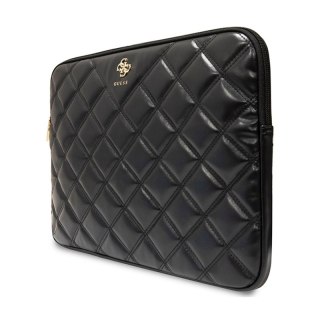 Guess Quilted 4G Sleeve - Etui na notebooka 13" / 14" (czarny)
