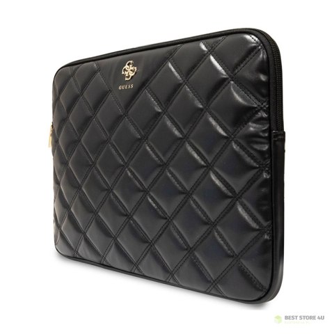Guess Quilted 4G Sleeve - Etui na notebooka 13" / 14" (czarny) Guess Quilted 4G Sleeve - Etui na notebooka 13" / 14" (czarny)