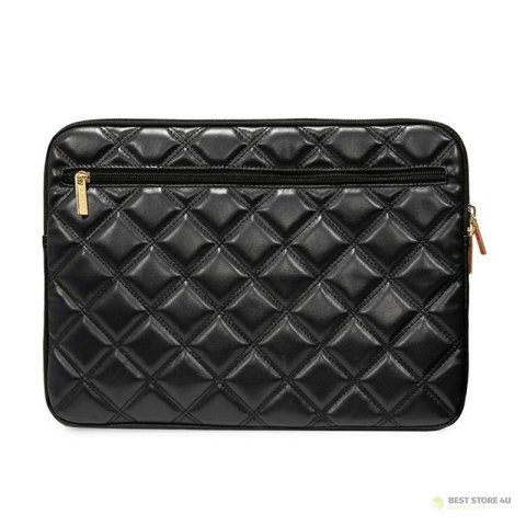 Guess Quilted 4G Sleeve - Etui na notebooka 15" / 16" (czarny) Guess Quilted 4G Sleeve - Etui na notebooka 15" / 16" (czarny)