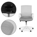 Krzesło biurowe fotel biurowy obrotowy szary ModernHome