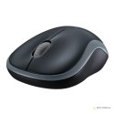 Logitech Mysz M185 Swift bezprzewodowa szara