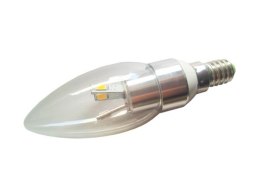 Żarówka LED KONGA E14 6x5630 3W CW srebrna-