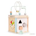 Drewniana kostka edukacyjna sorter klocki ECOTOYS